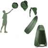 Weather protection/toilet tent 