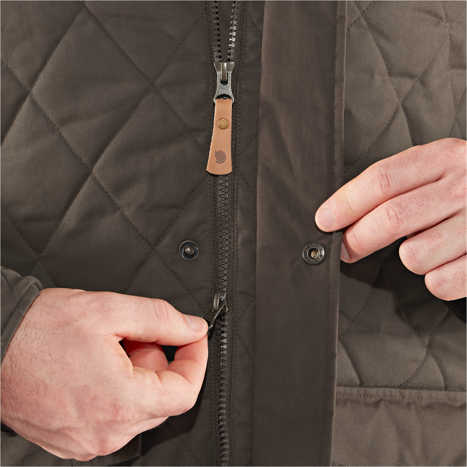Fjällräven Övik Wool Padded Jacket M Men (Dark Olive)