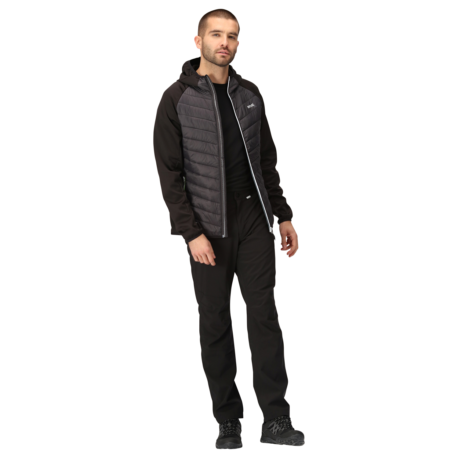 Regatta Men's Jacket Andreson VIII Hybrid (black/grey) 