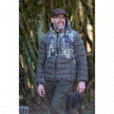 il Lago Prestige Audna Quilted Jacket Men (Olive/Camouflage)