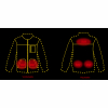 il Lago Red Level Women's Heated fibre fur jacket Cumbria 