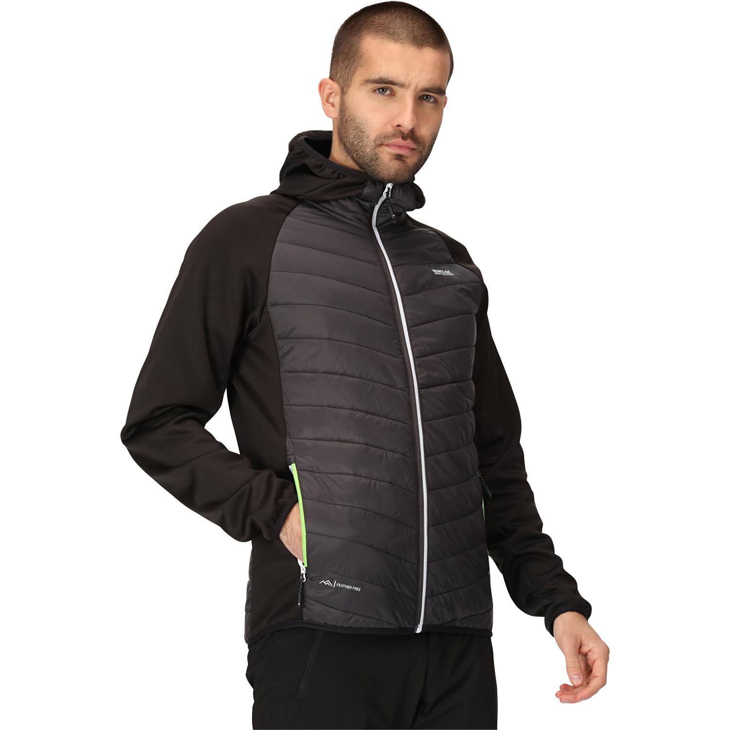 Regatta Men's Jacket Andreson VIII Hybrid (black/grey) 