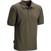  Övik Crowley Pique Shirt M Herren (Dark Olive) 