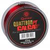 Angelschnur Quattron Salsa (transparent-rot, 275 m) 