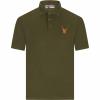 Polo-Shirt Rothirsch Unisex (Oliv) 