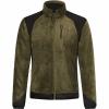  Fleecejacke Herren (Oliv/Schwarz) 