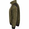 il Lago Prestige Fleecejacke Herren (Oliv/Schwarz) 