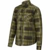  Fleece Holzfällerhemd Vall Herren (Oliv) 
