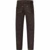  Nubuck Leather Trousers Men (Brown) 