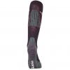  SWH Merino Knee High Ski Socks Unisex (Brown) 