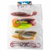  Shad/Jighaken Set Stillwasser Hecht/Waller 