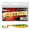  Shad Zander Bait (10 cm, Firetiger) 