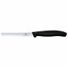 Swiss Classic Tomaten- und Tafelmesser (schwarz) 