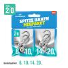  Angelhaken Spitze (2/0 Mixpaket) 