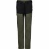  Outdoorhose Green Trouaska Damen (Oliv/Schwarz) 