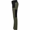 il Lago Sie Outdoorhose Green Trouaska Damen (Oliv/Schwarz) 