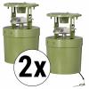  Set Of 2 Automatic Feeding Machine Tornado 360° 