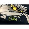  Fishing Mania CatFish T-Shirt Herren (Black) 