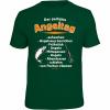 Rahmenlos "Der perfekte Angeltag" T-Shirt Herren (Grün) 