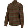  Flannel Hemd Bjarne Herren (Oliv/Rot) 