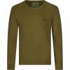  Longsleeve Feuerland Herren, beheizbar (Oliv) 