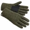  Knitted Wool Glove Herren (Mossgreen Melange) 