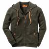  Zawul Sweatshirt Jacket 1/1 Sleeve Men (Traditional Green) 