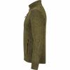  Strickfleece-Jacke Dagon Herren (Oliv Meliert) 