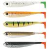  Gummifisch Barschköder (7 cm, Mixpaket Natural/Firetail) 