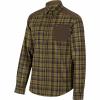  Outdoorhemd Finn Herren (Oliv/Schwarz) 