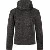  Teddy Strickfleece-Jacke Spirit Herren (Schwarz Meliert) 