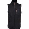  Klesi Strickfleece Weste Herren (Anthrazit) 