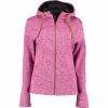  Adisur Strickfleece Jacke Damen (Himbeere) 