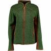  Detit Strickfleece Jacke Damen (Trachtengrün) 