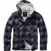  Lumber Jacket Hooded Herren, mit Kapuze (Black/Grey) 
