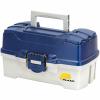  Two-Tray Tackle Box (Blue Meatllic/Off-White) 