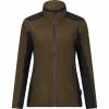  Funktions-Fleecejacke Avalanche Damen (Dunkeloliv/Schwarz) 