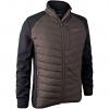  Moor wattierte Jacke Herren, mit Strick (Brown Leaf) 