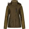  Funktionsjacke Huntress Damen (Dunkeloliv/Braun) 