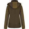  Funktionsjacke Huntress Damen (Dunkeloliv/Braun) 