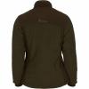 Pinewood Harriette Padded Fleece Jacket Damen (Green/Suede Brown) 
