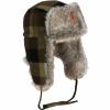 Pinewood Classic Checked Fur Hat Unisex (Green/Black) 