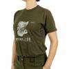  Branded Basurde T-Shirt Damen (Dunkeloliv) 