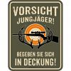  Tin Sign (Caution Young Hunter) 