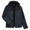  Outdoorjacke Joppe Herren (Blau/Schwarz) 