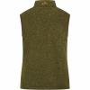  Strickfleece-Weste Eric Herren (Oliv) 