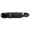Lederhalsband Schwarz 