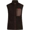 il Lago Prestige Teddyfleece-Weste Herren (Braun/Rot) 