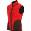 il Lago Prestige Teddyfleece-Weste Herren (Braun/Rot) 