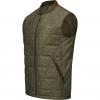 Vintage Weste Victor Herren (Olive Mélange/Schwarz) 